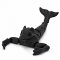 Ningen Articulated Fidget Toy — 3D Printed Antarctic Cryptid Figure