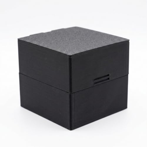 Protective Travel Case Compatible with Needoh Nice Cube - Hinged Hard Shell Cover, Dust & Lint Protection, Black
