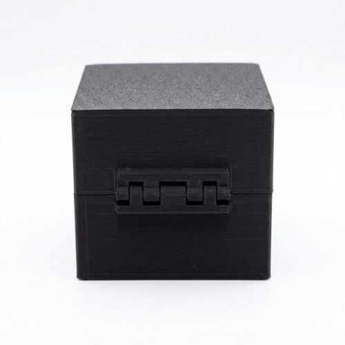 Protective Travel Case Compatible with Needoh Nice Cube - Hinged Hard Shell Cover, Dust & Lint Protection, Black