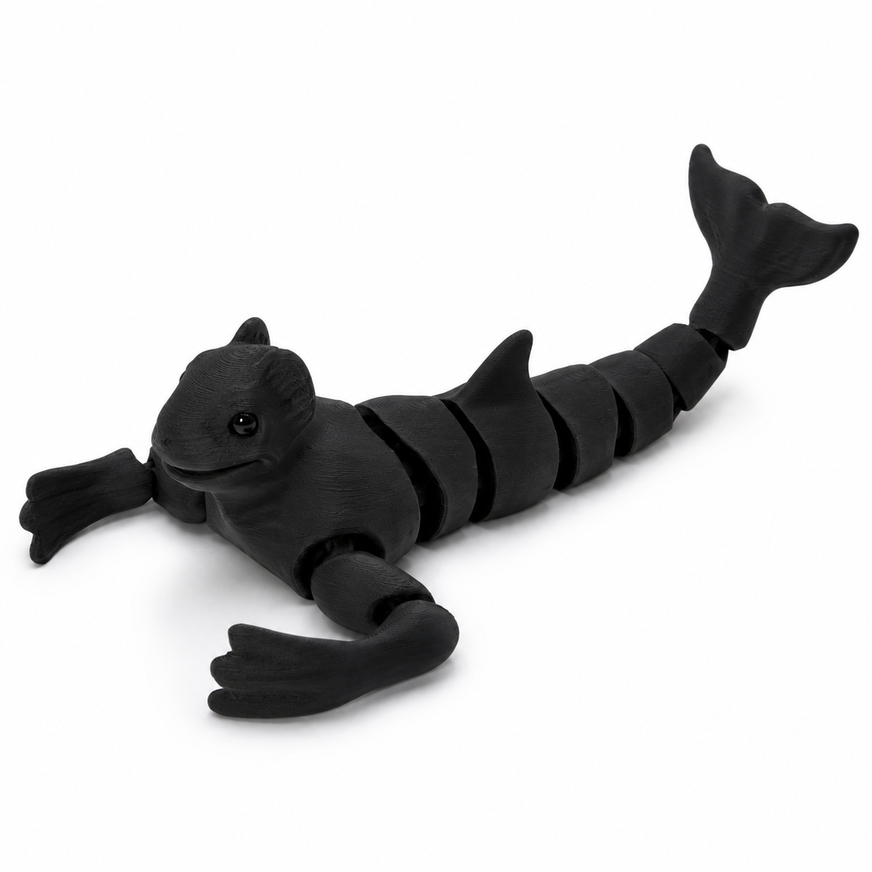 Ningen Articulated Fidget Toy — 3D Printed Antarctic Cryptid Figure